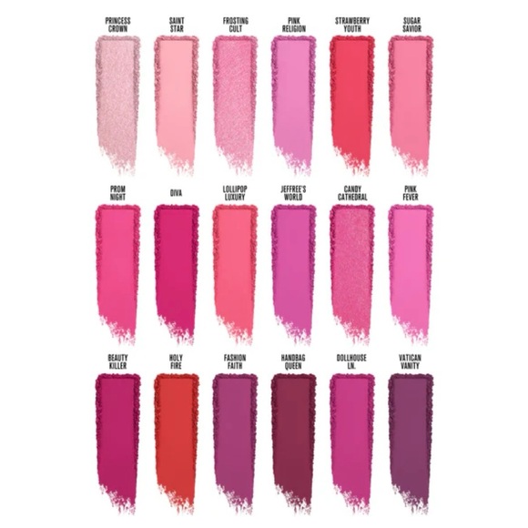 Jeffree Star Cosmetics Pink Religion Limited Edition eyeshadow palette NWT. - Picture 8 of 8